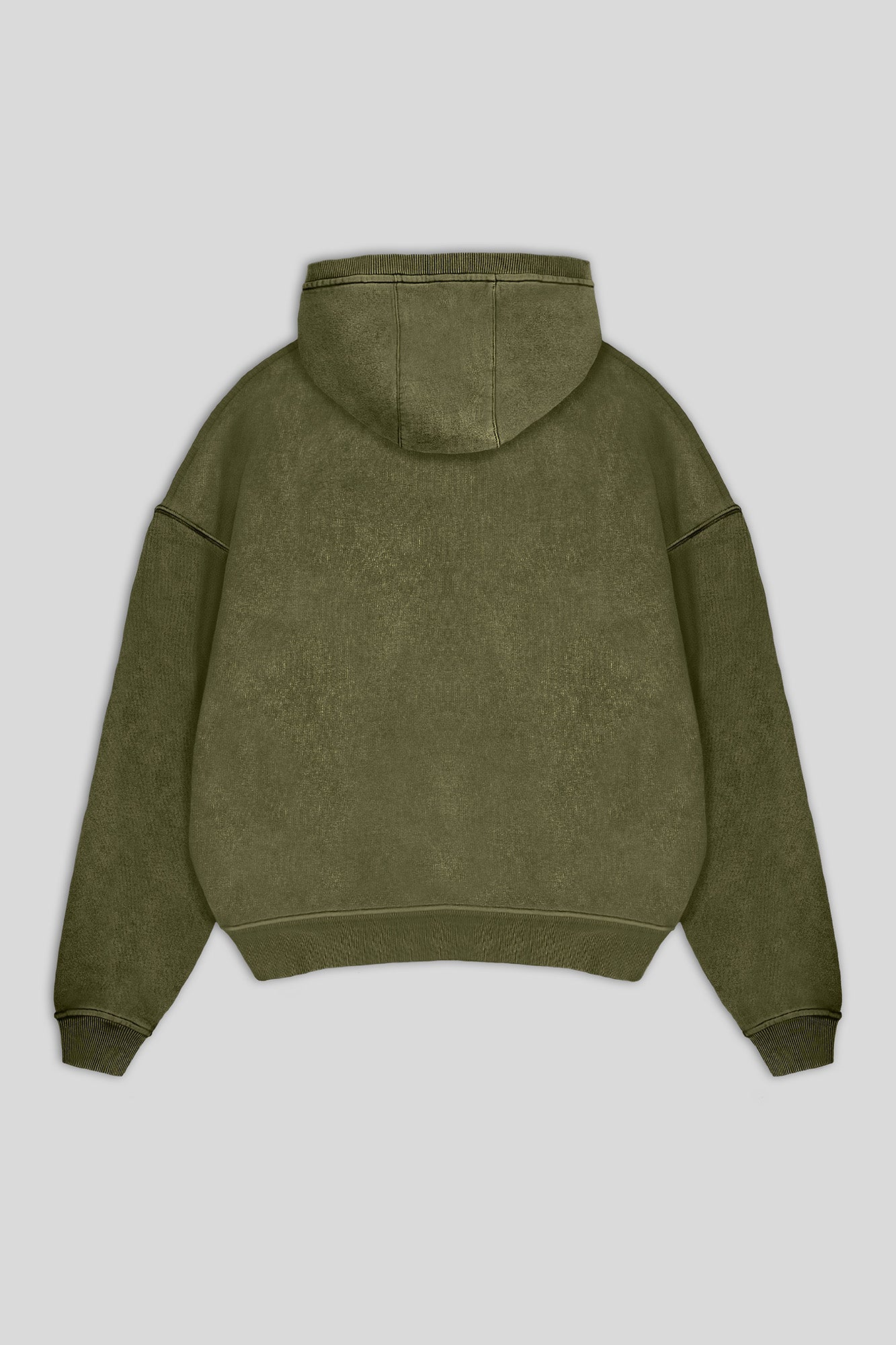 Olive green cropped hoodie sale