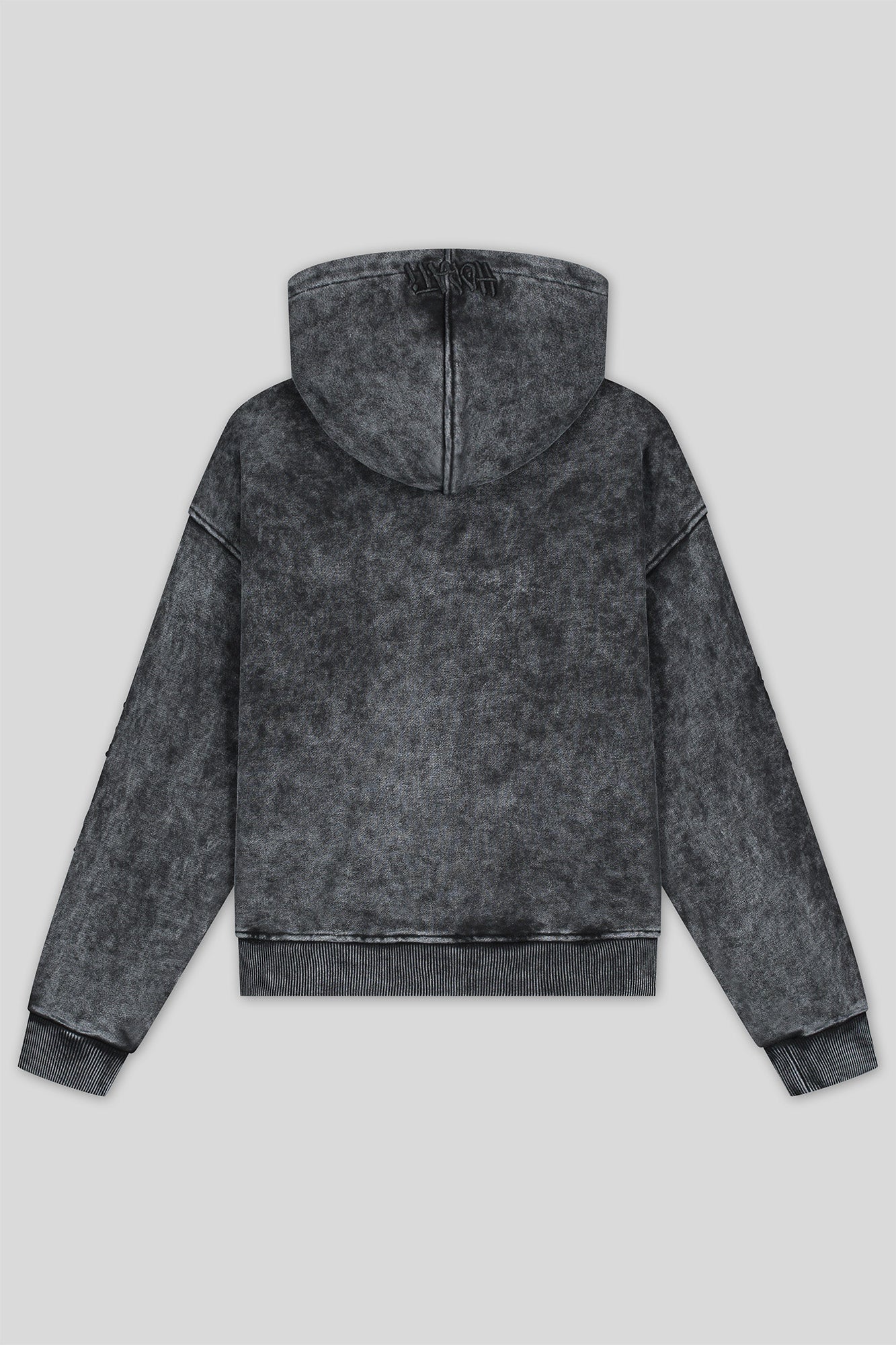 Good Things Zip Hoodie — Washed Grey