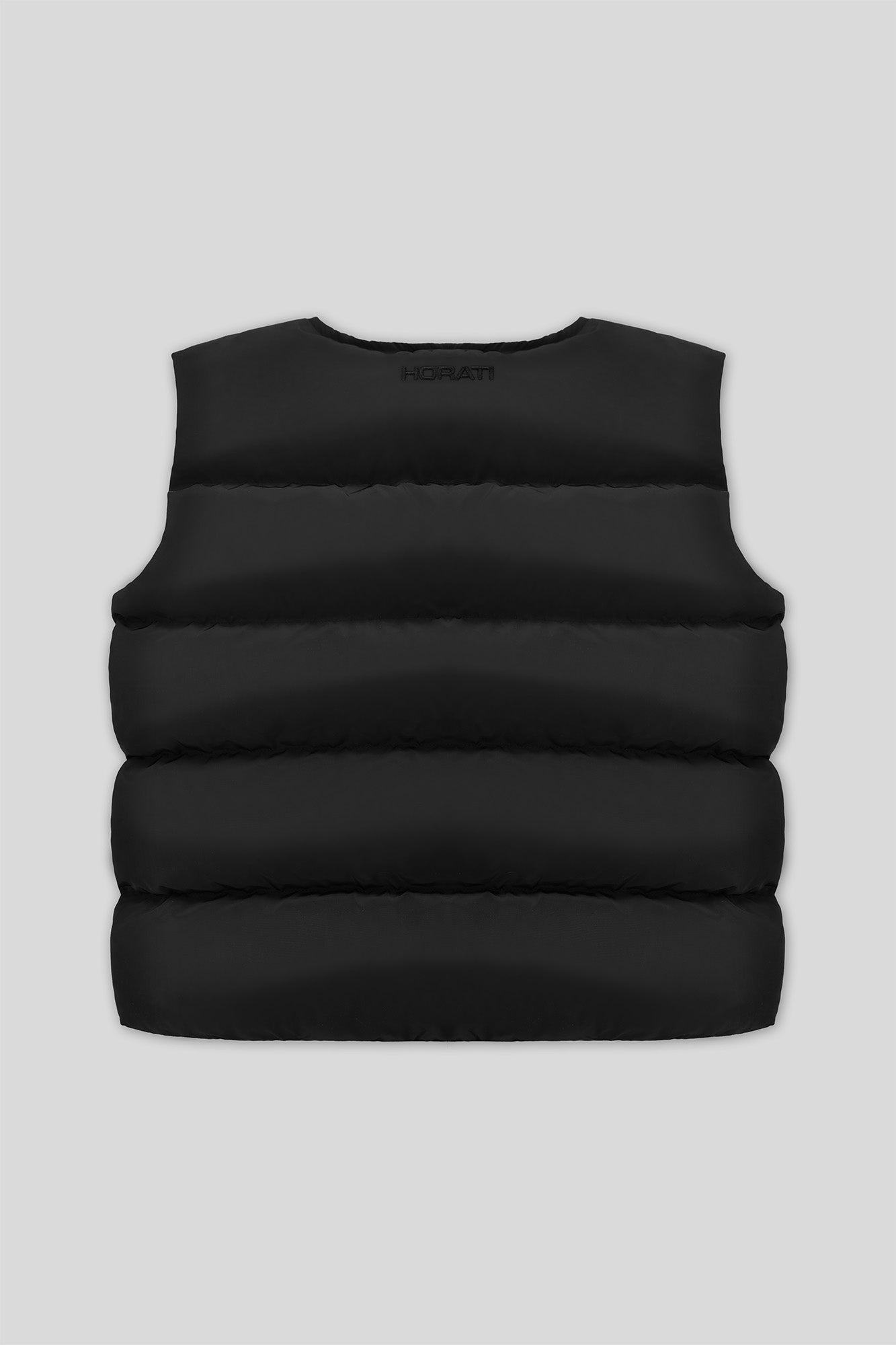 Puffer Vest — Coal Black