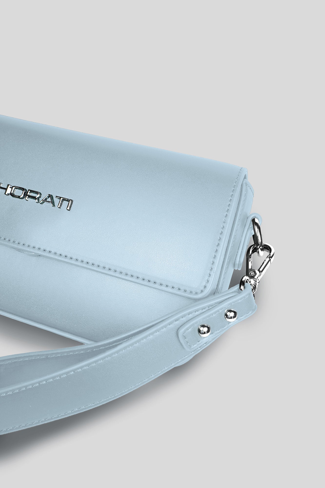 Vegan Leather Bag — Frost Blue